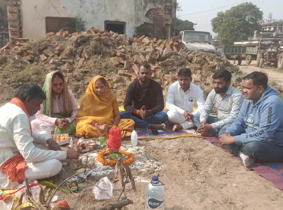 17 करोड़ की लागत से पेयजल योजना का भूमि पूजन के साथ शुभारंभ 